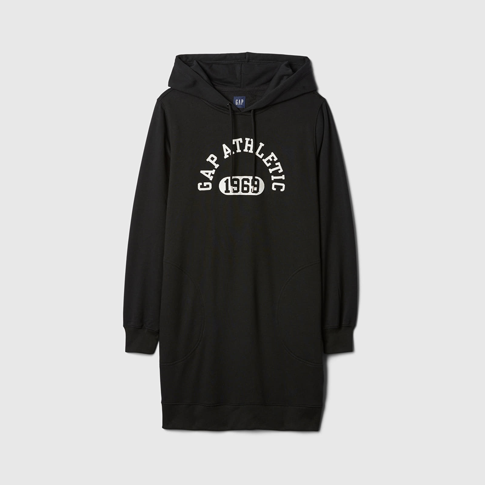 Robes GAP Logo Hoodie Dress True Black