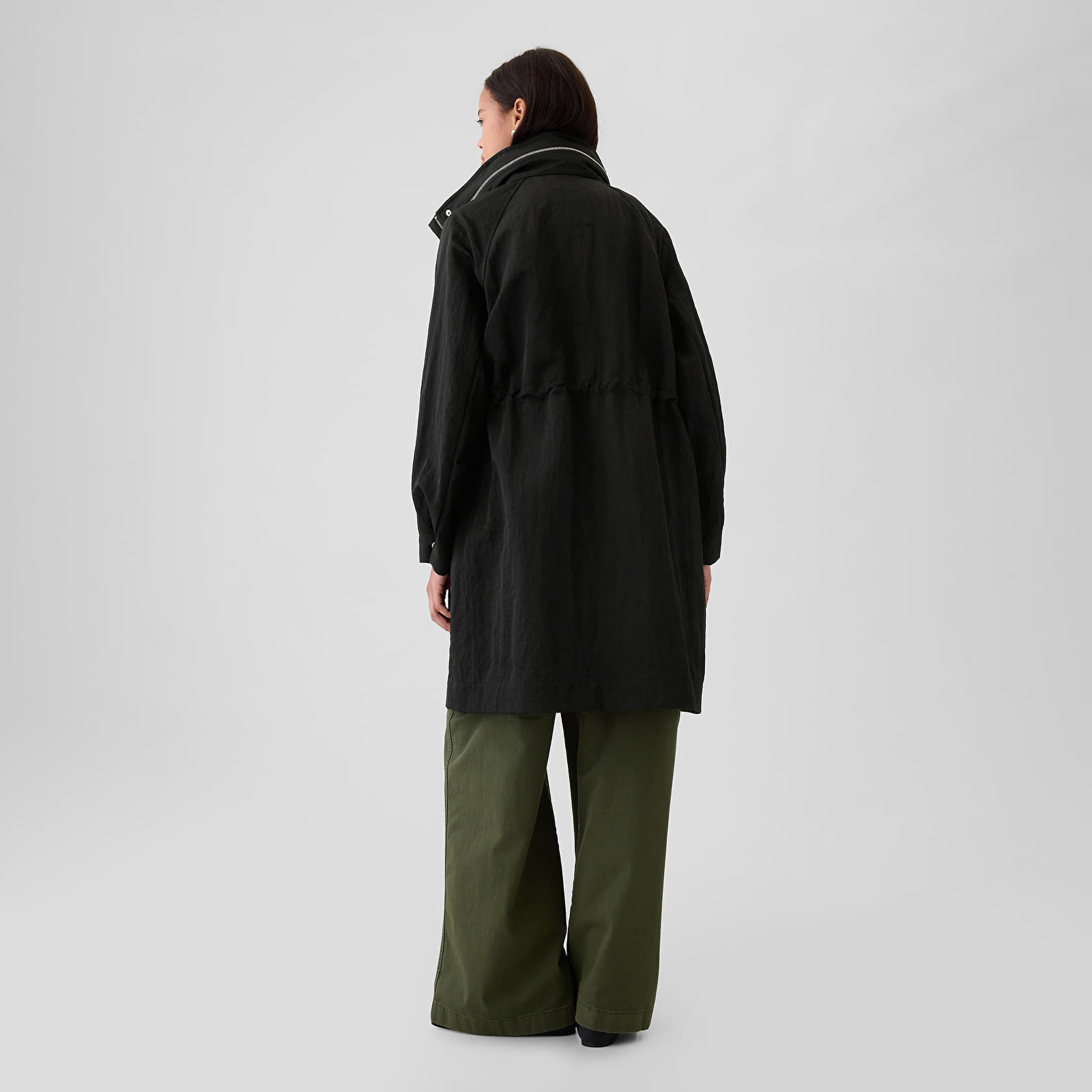 Jachete pentru femei GAP Nylon Parka Black