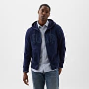 GAP Logo Fullzip Hoodie Tapestry Navy