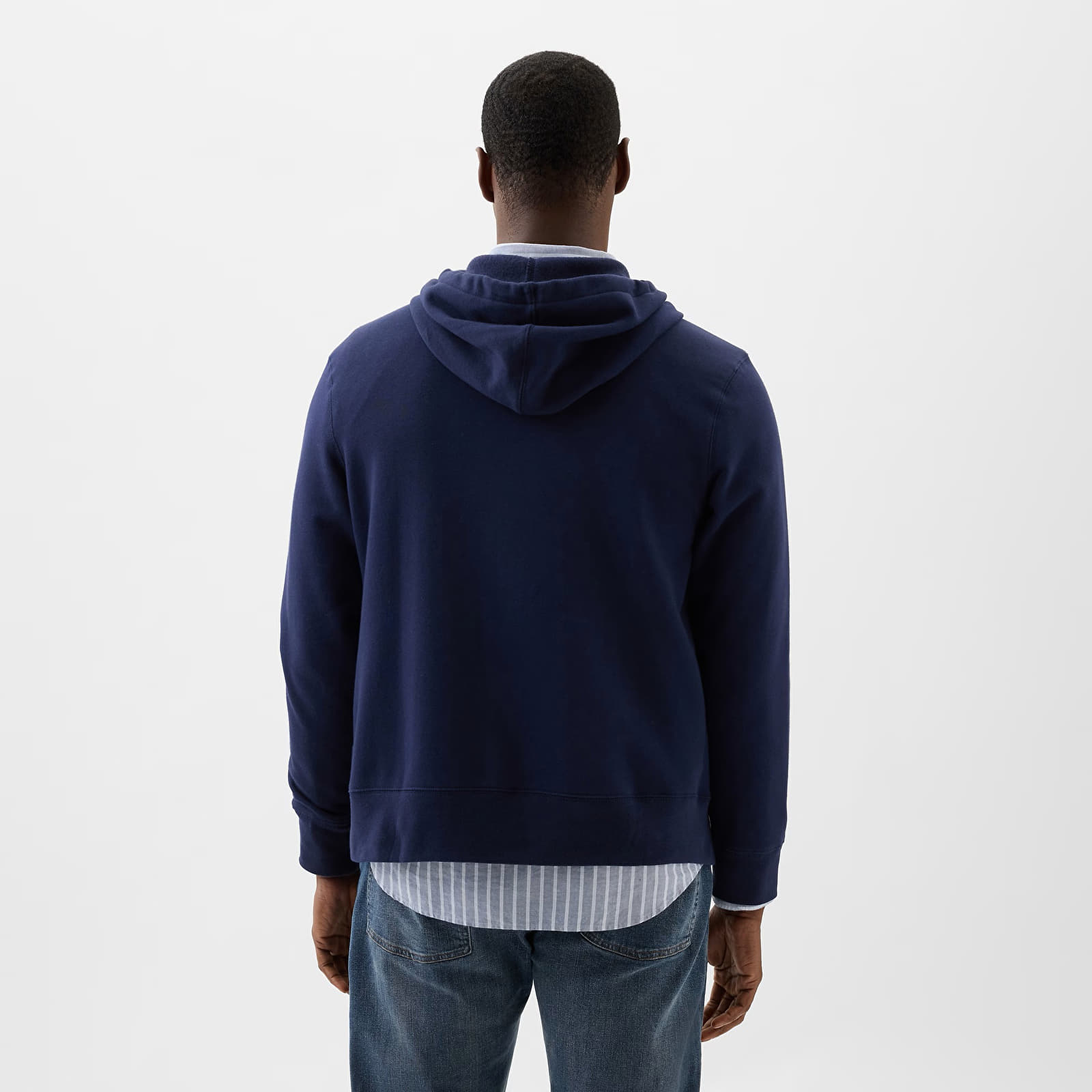 Мъжки суичъри GAP Logo Fullzip Hoodie Tapestry Navy