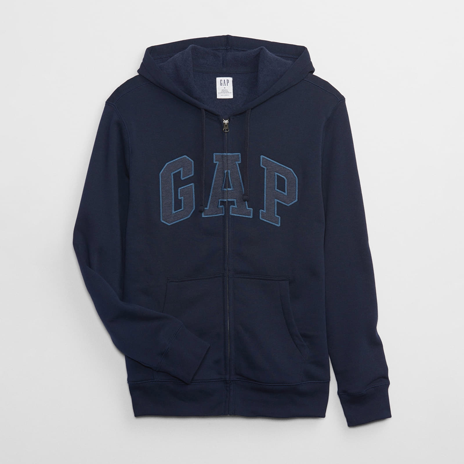 Мъжки суичъри GAP Logo Fullzip Hoodie Tapestry Navy