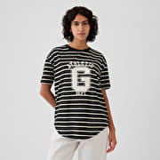 GAP Shortsleeve Logo Tee Ivory Black Stripe