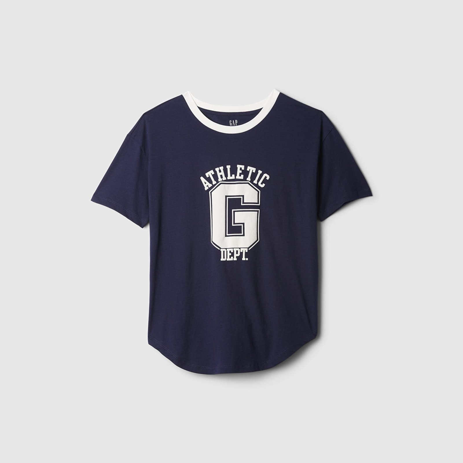 Tricouri pentru femei GAP Shortsleeve Logo Tee Navy Uniform