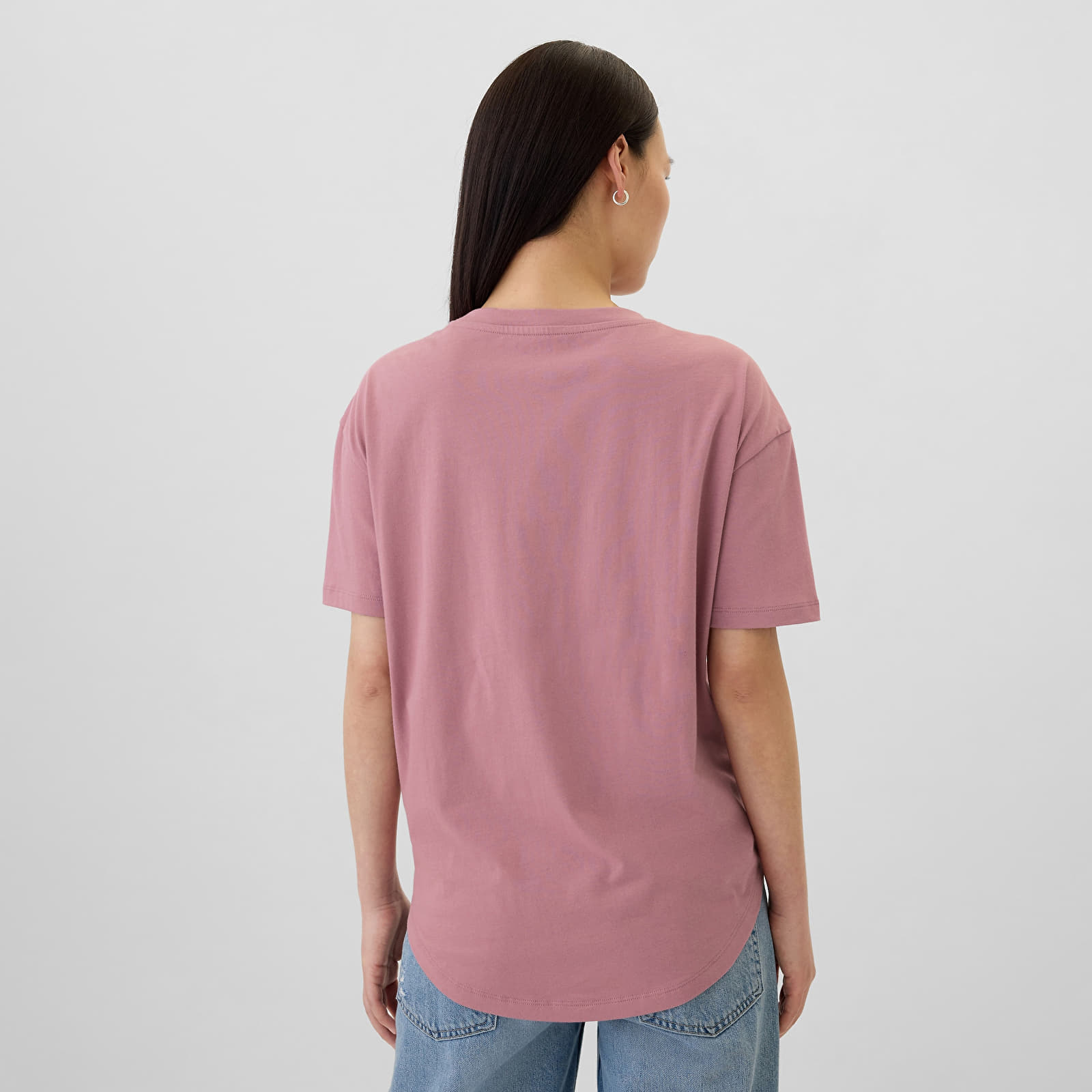 Women's T-shirts GAP Shortsleeve Logo Tee Lilas Pink
