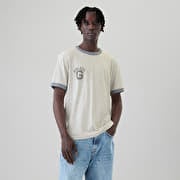 GAP Logo Tee Oatmeal Heather