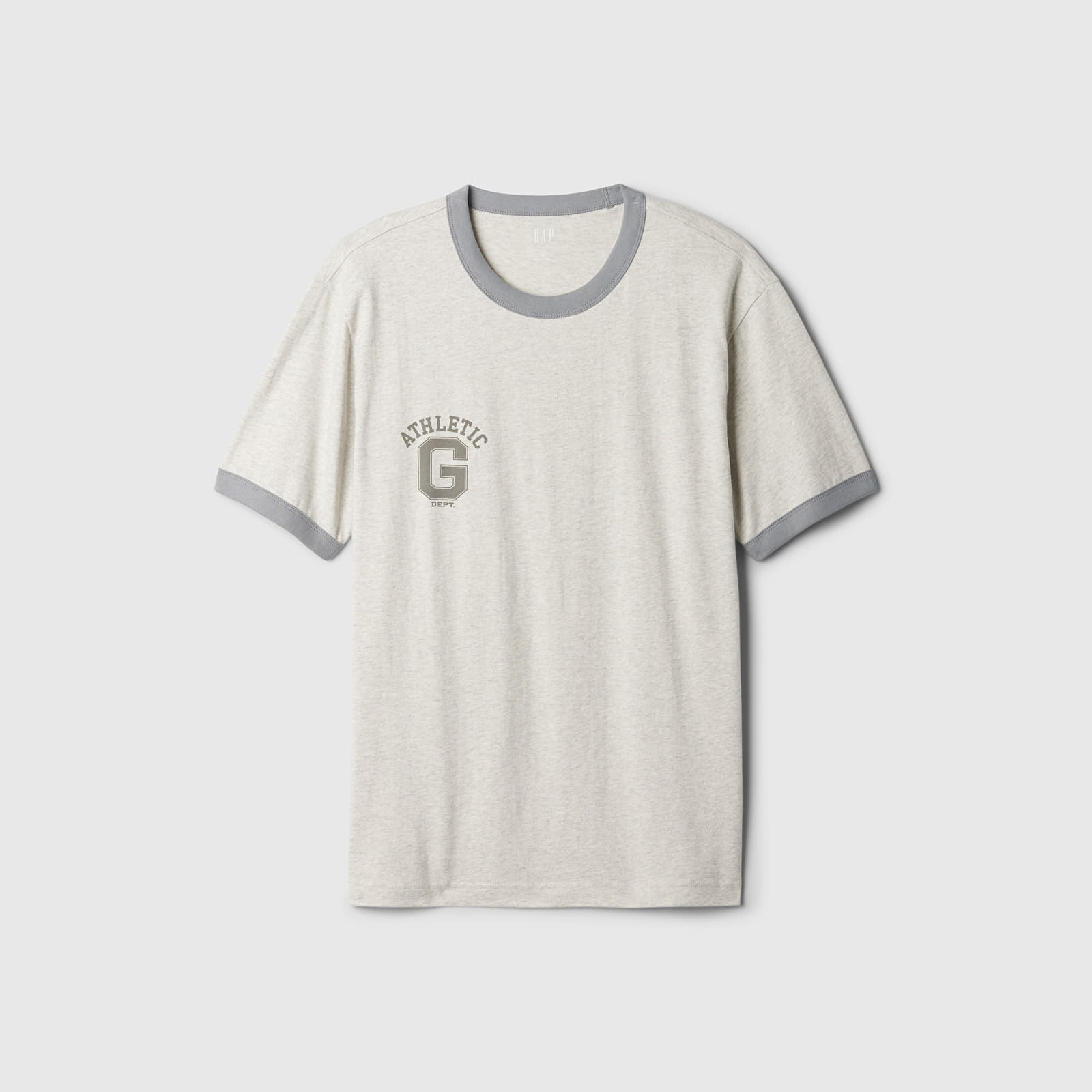 Camisetas hombre GAP Logo Tee Oatmeal Heather