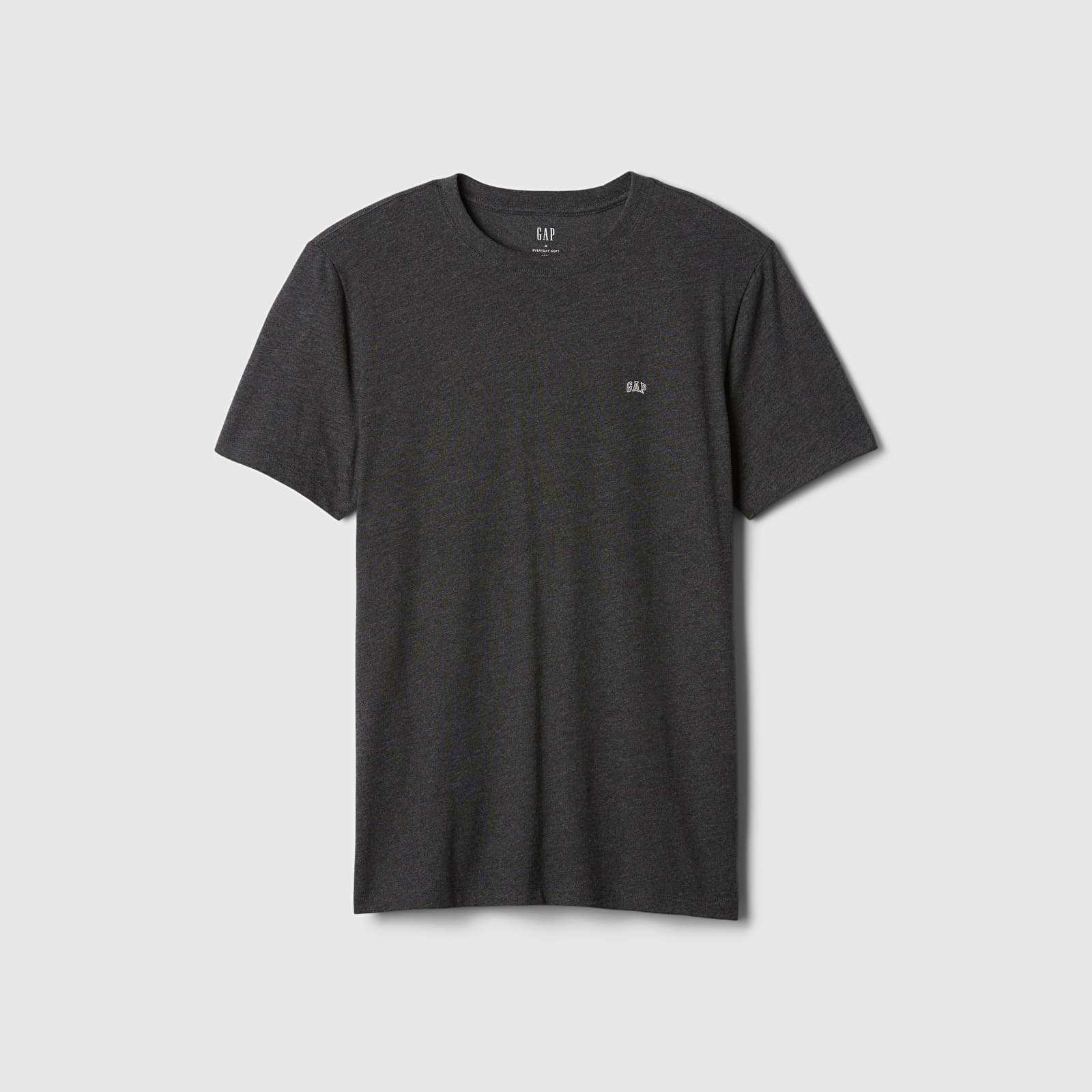 Camisetas hombre GAP Micro Logo Crew Charcoal Heather