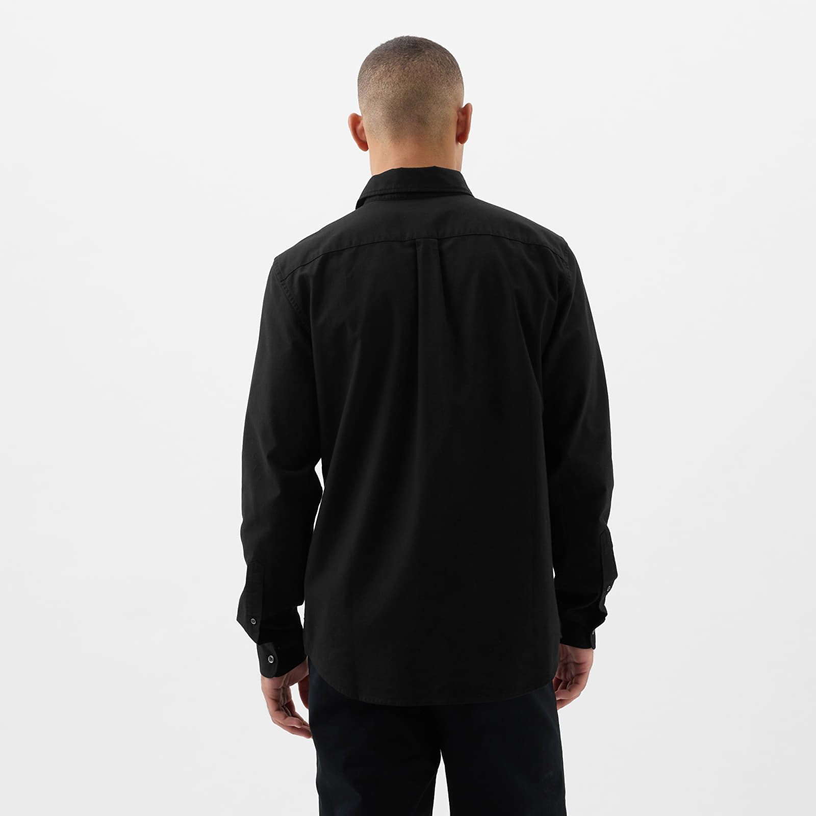 Overhemden GAP Stardard Oxford Shirt True Black