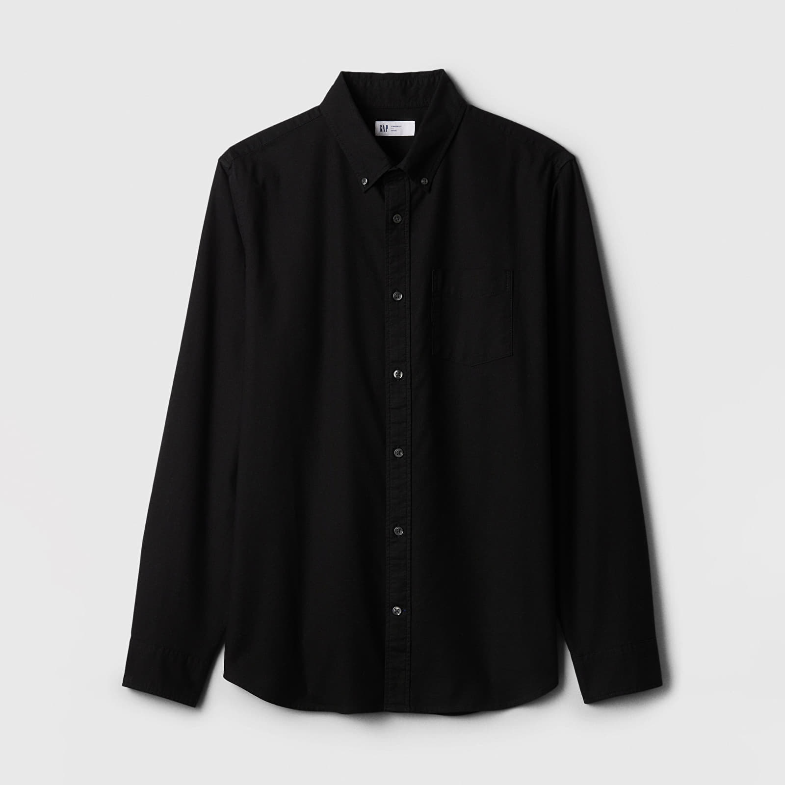 Overhemden GAP Stardard Oxford Shirt True Black