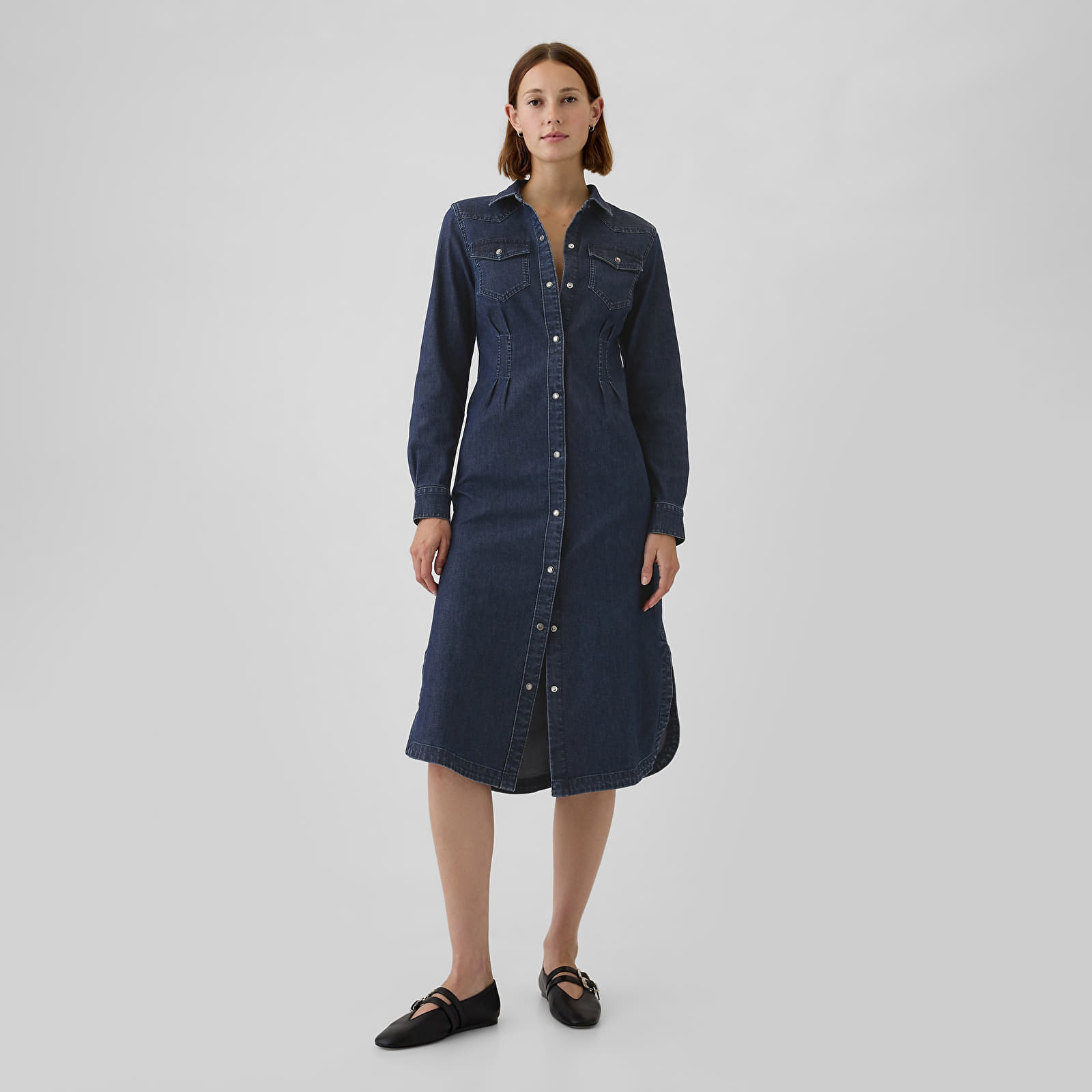 Dresses GAP Denim Dress Dark Wash