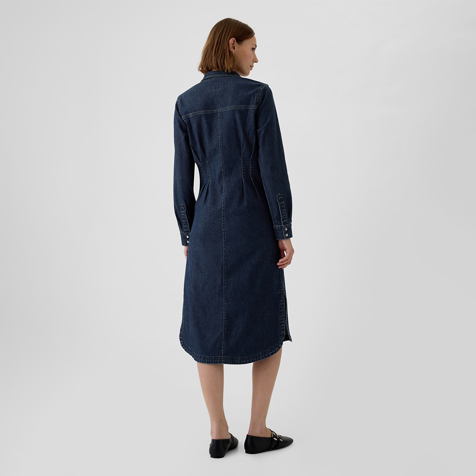 Dresses GAP Denim Dress Dark Wash