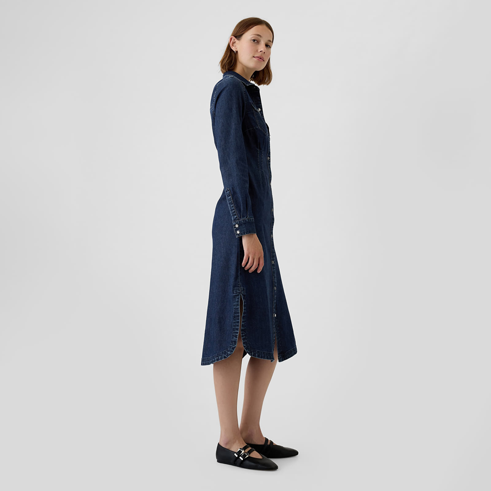 Dresses GAP Denim Dress Dark Wash