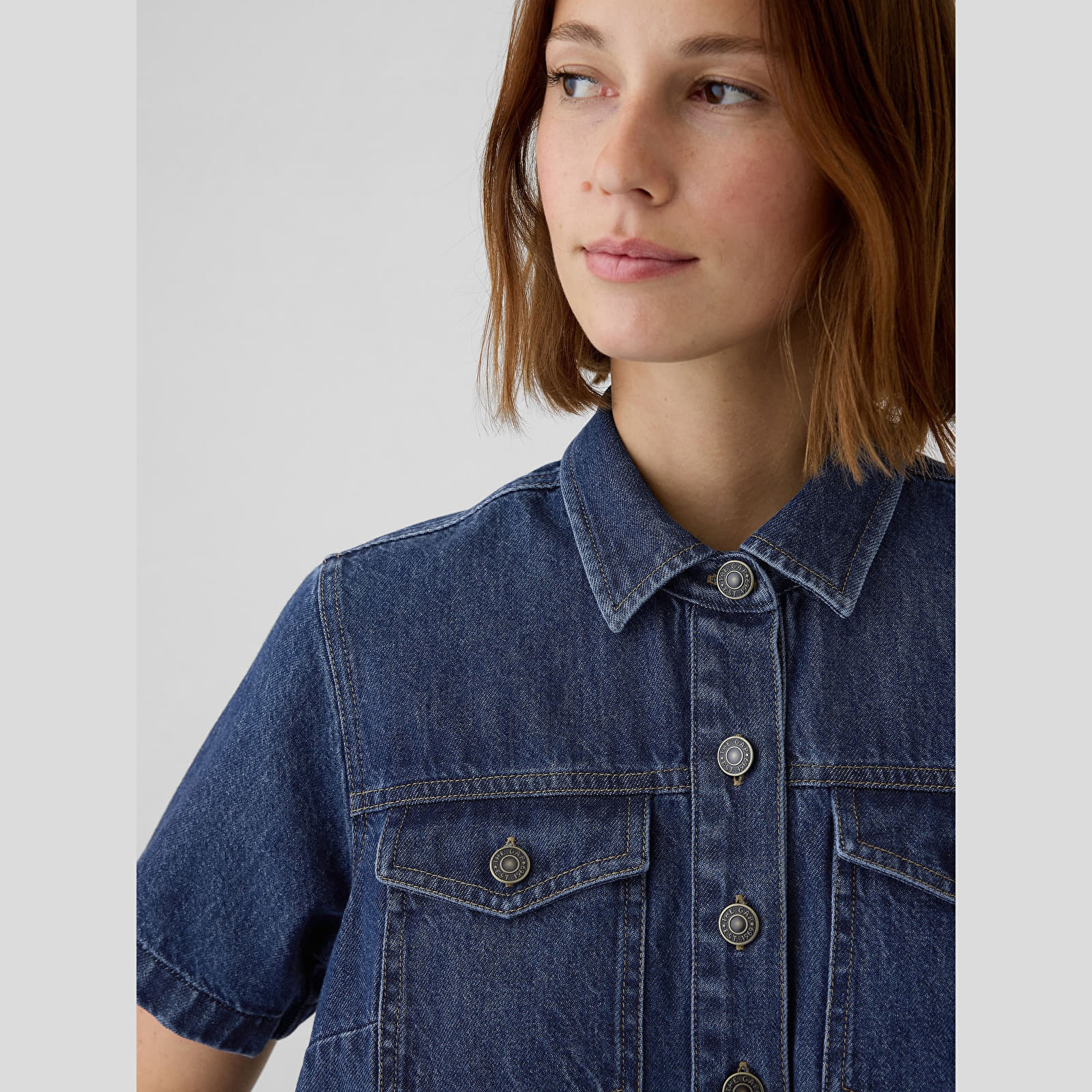 Dresses GAP Denim Dress Dark Wash