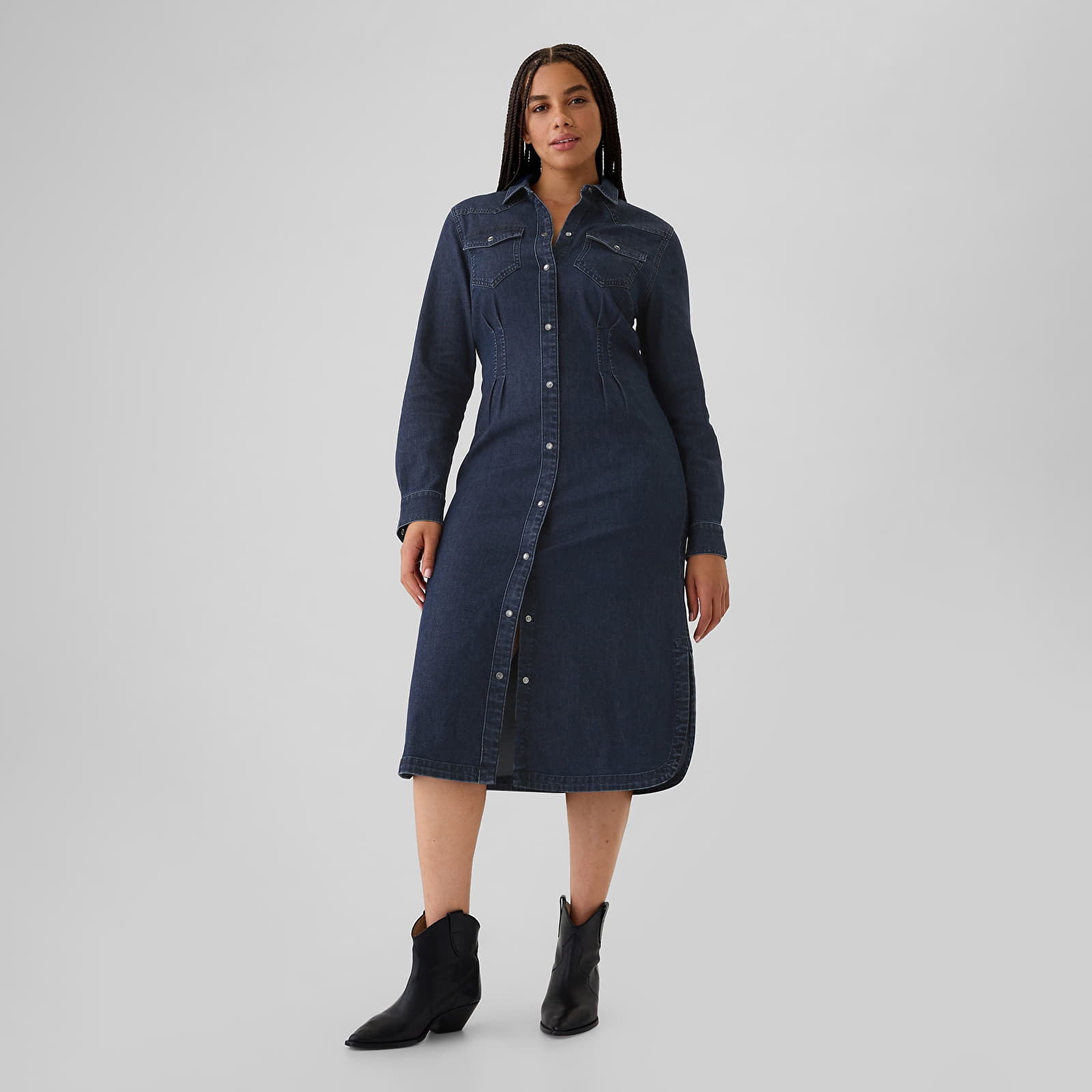 Dresses GAP Denim Dress Dark Wash