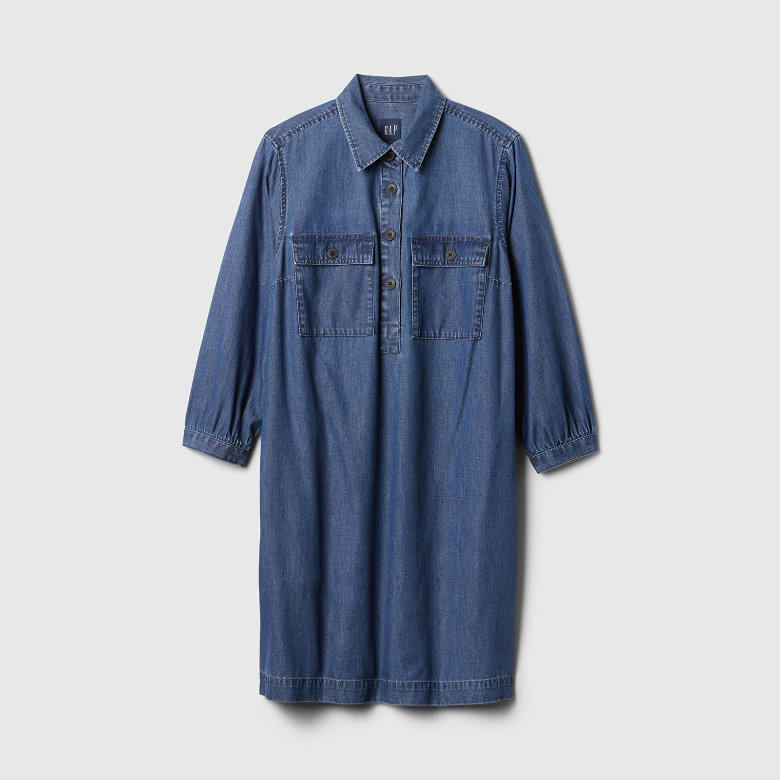 Dresses GAP Denim Dress Dark Wash Indigo