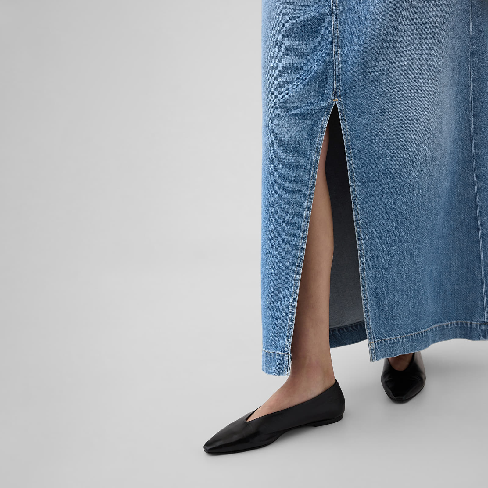 Skirts GAP Denim Maxi Skirt Light Wash Indigo
