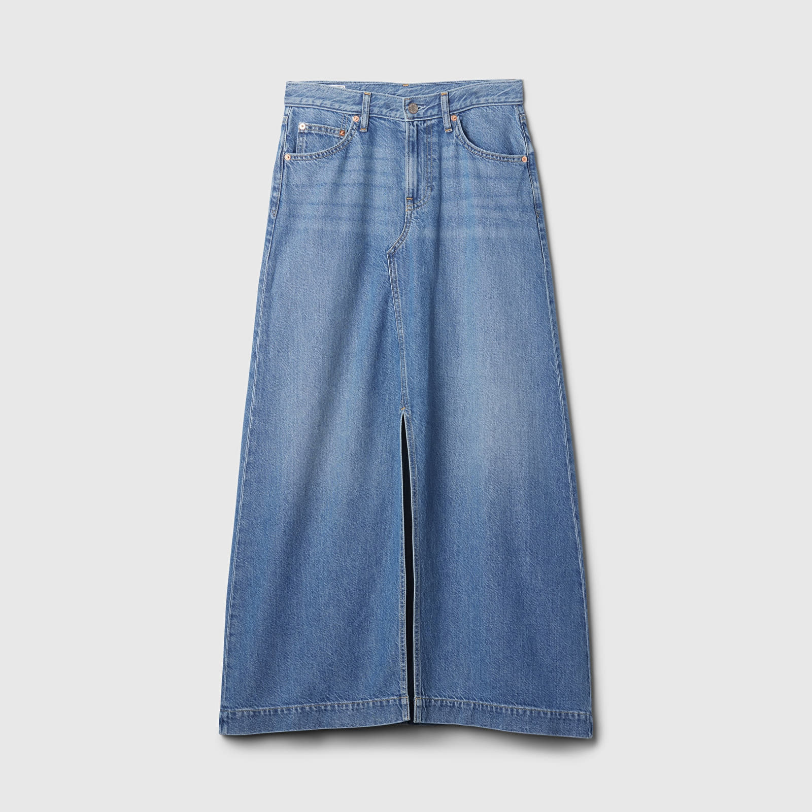 Skirts GAP Denim Maxi Skirt Light Wash Indigo