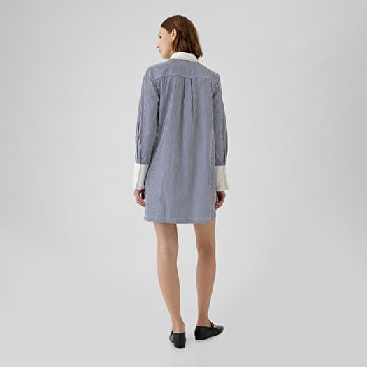 GAP Shirt Dress Blue Stripe | Queens GAP Shirt Dress Blue Stripe | Queens
