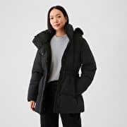 GAP Puffer Midi Coat Black