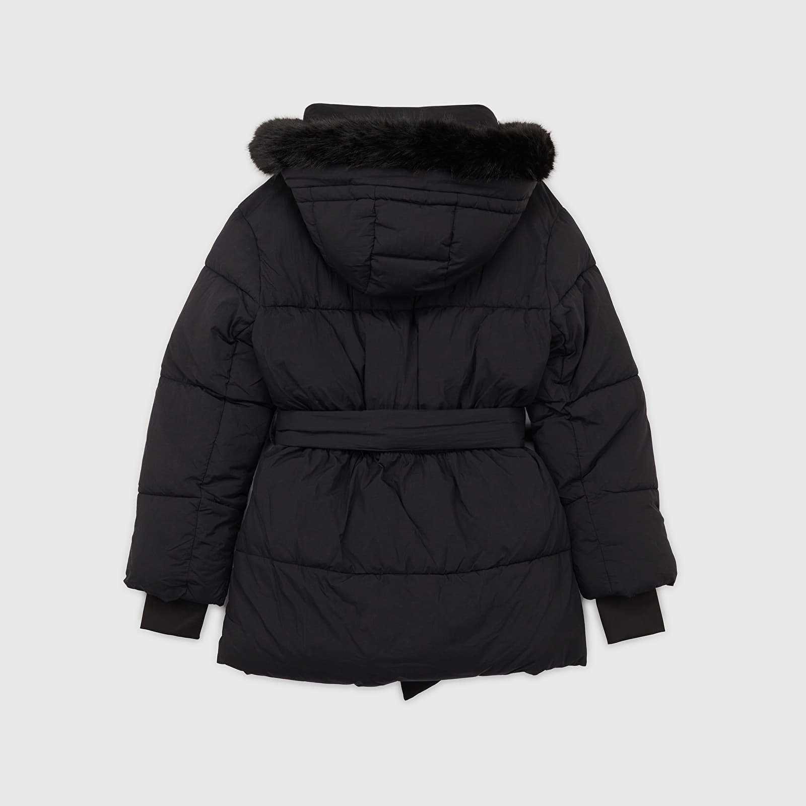 Women's jackets GAP Puffer Midi Coat Black