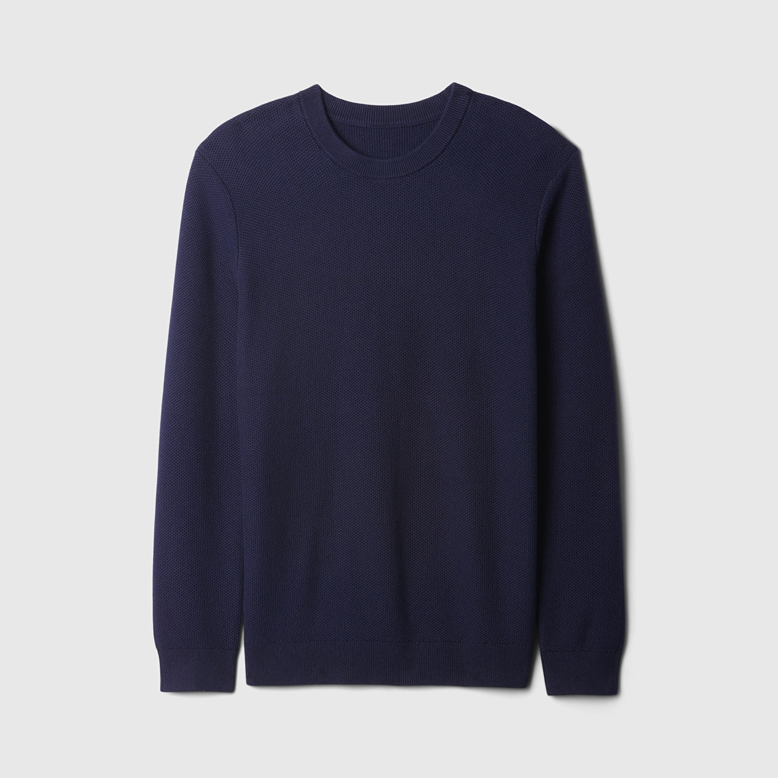 Ανδρικά πουλόβερ GAP Crew Texture Navy Uniform