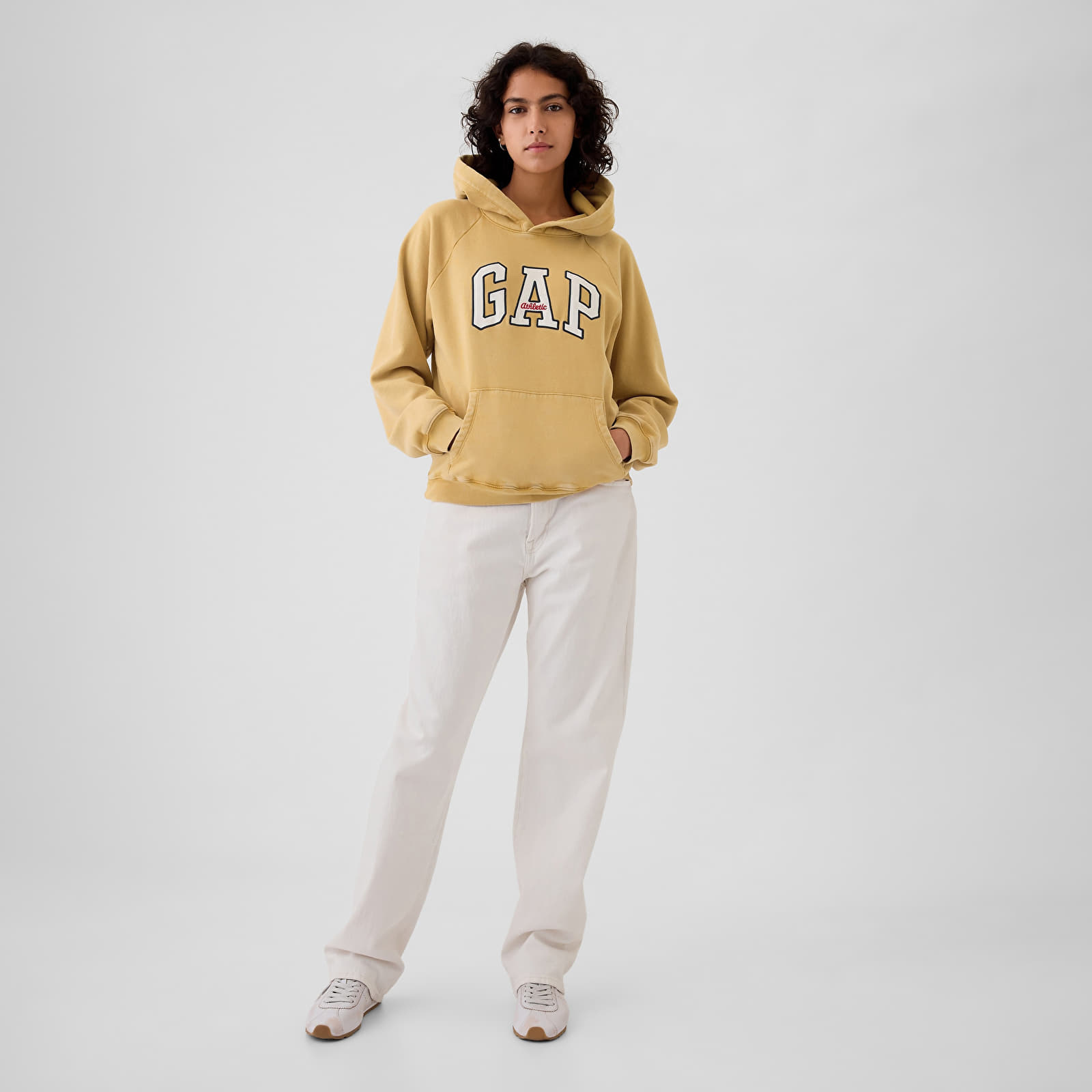 Sweatshirts för kvinnor GAP Logo Pullover Hoodie Honey Im Home