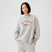 GAP Mockneck Pullover Light Heather Grey