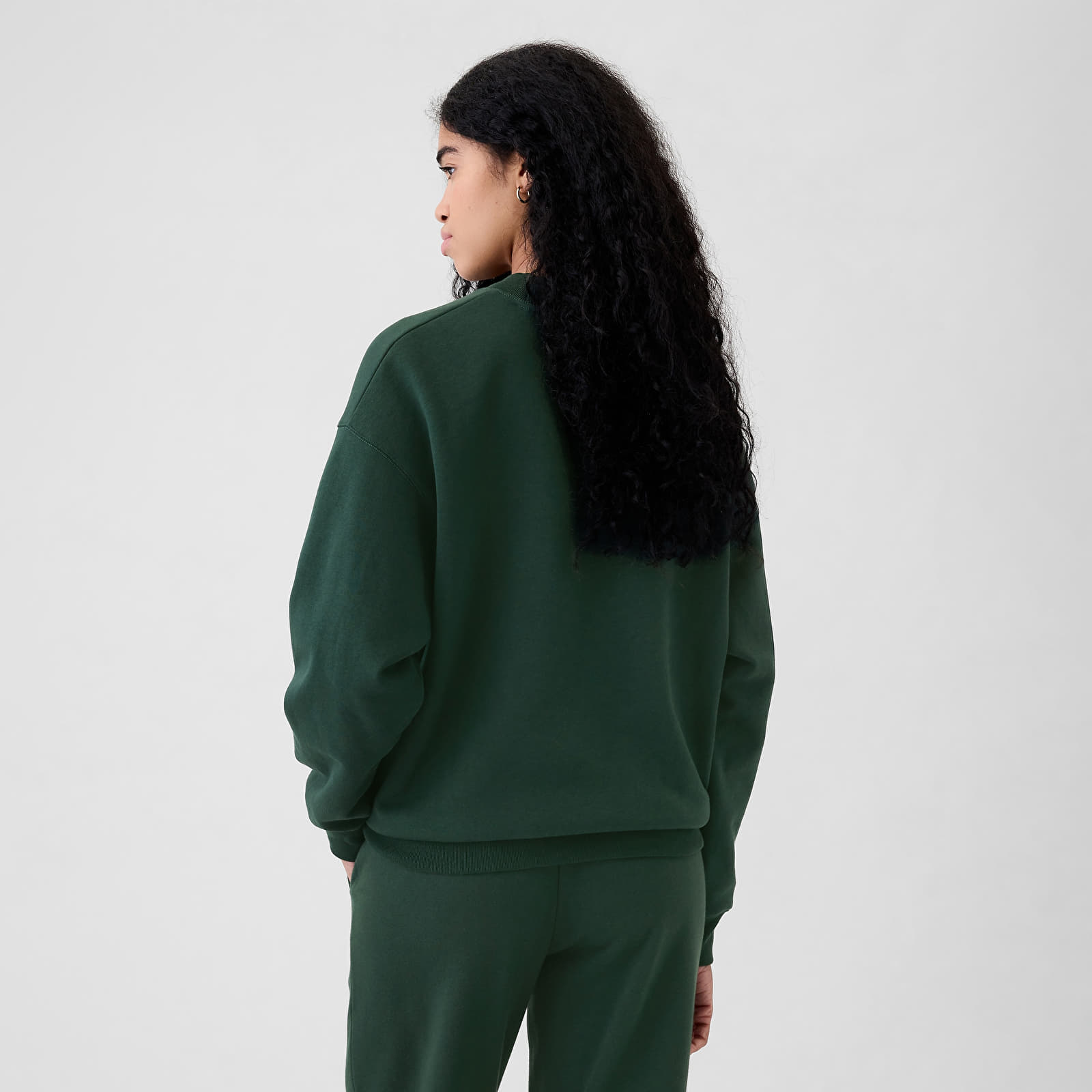 Women's Sweatshirts GAP Mockneck Pullover Essex Green