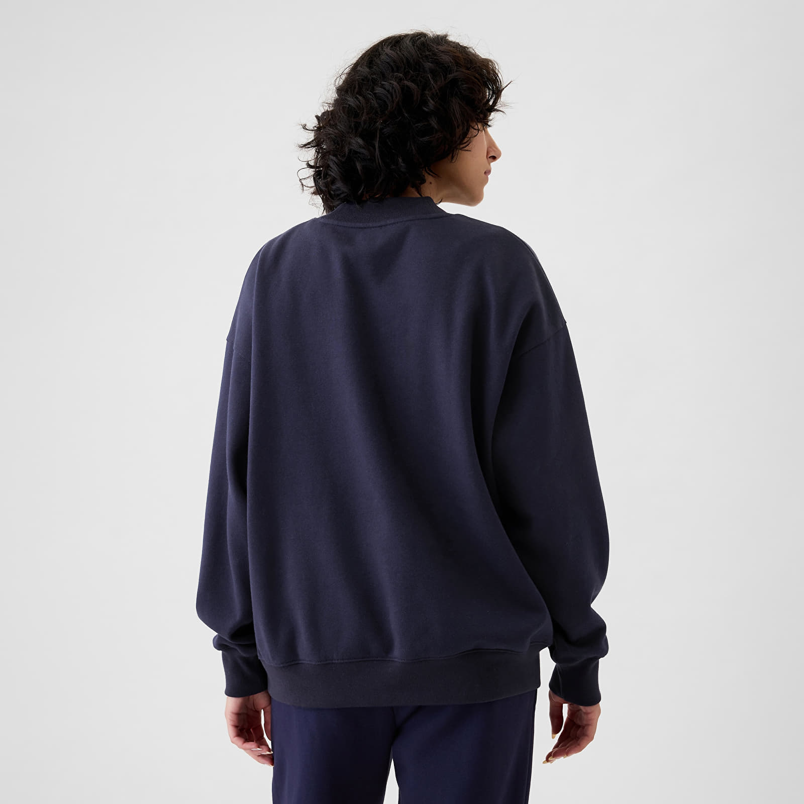 Damestruien GAP Mockneck Pullover Navy Uniform