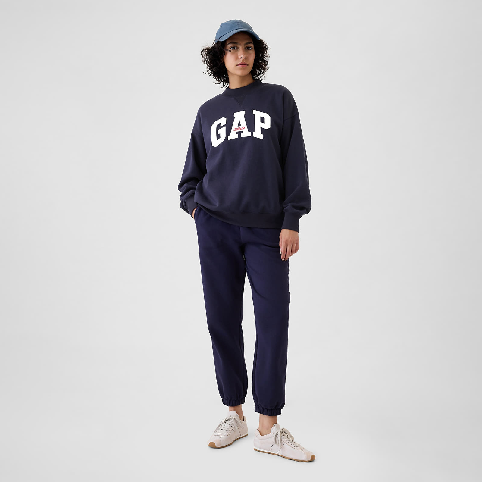 Damestruien GAP Mockneck Pullover Navy Uniform