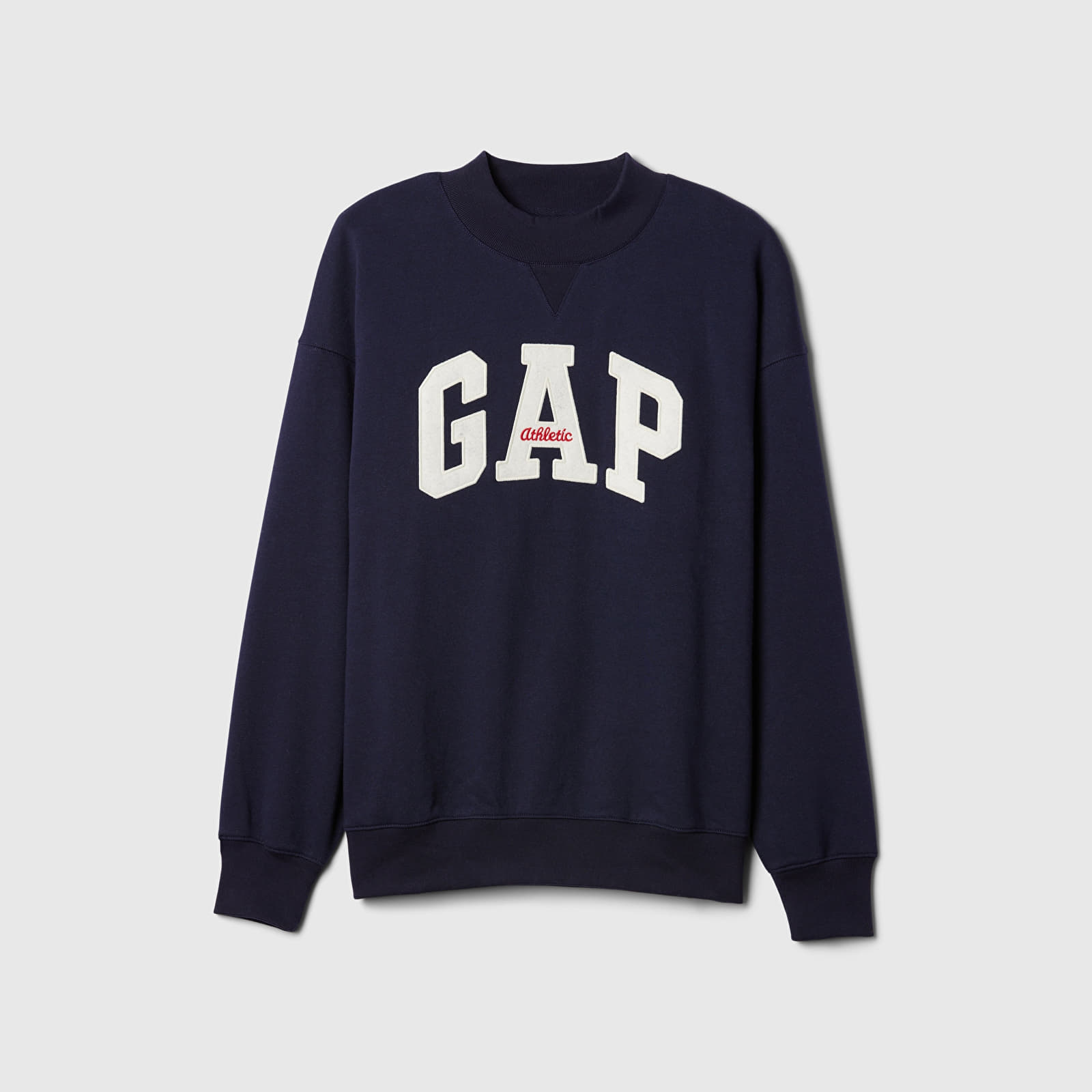 Women s Sweatshirts GAP Mockneck Pullover Navy Uniform Queens