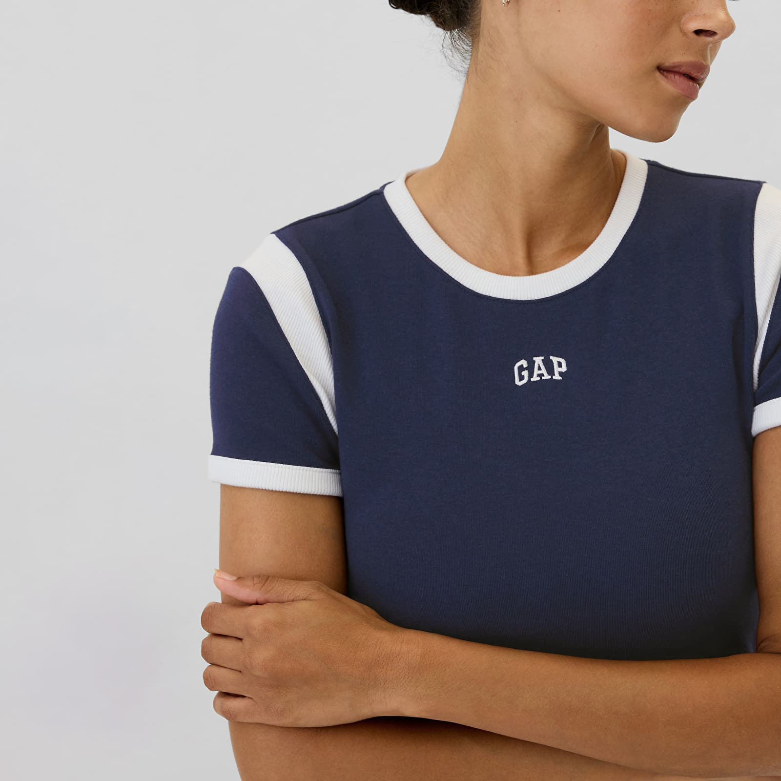 Women's T-shirts GAP Shortsleeve Logo Tee Navy Uniform