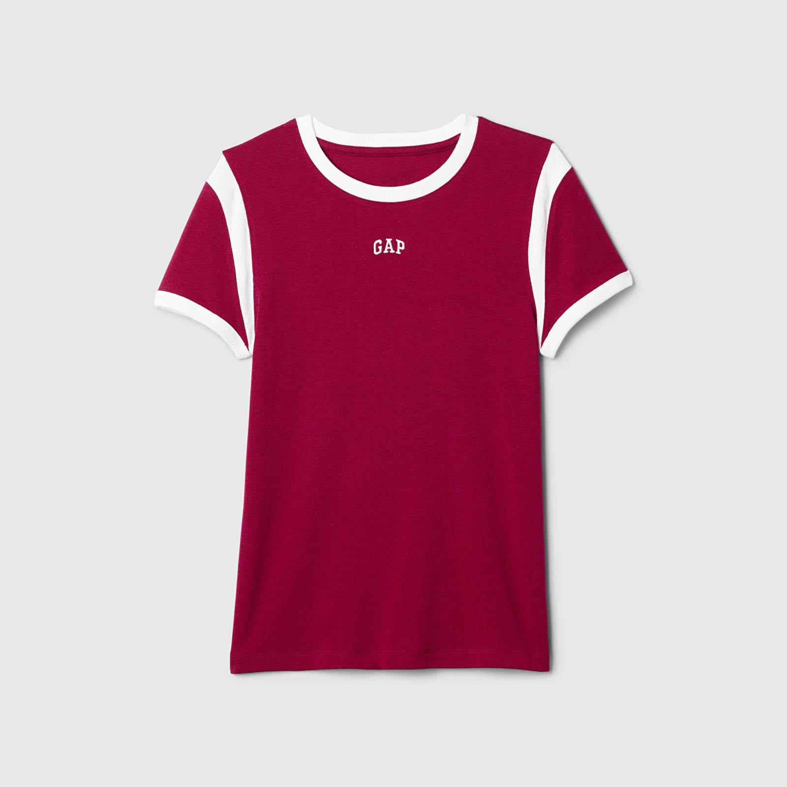 Camisetas de mujer GAP Shortsleeve Logo Tee Beet Red