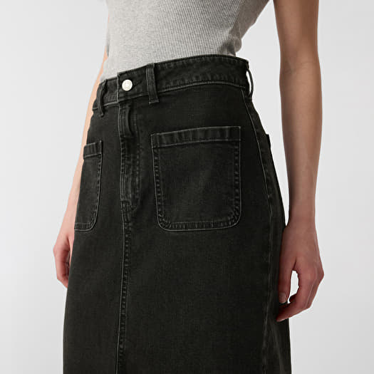 Skirts GAP Denim Midi Skirt Black Wash Queens