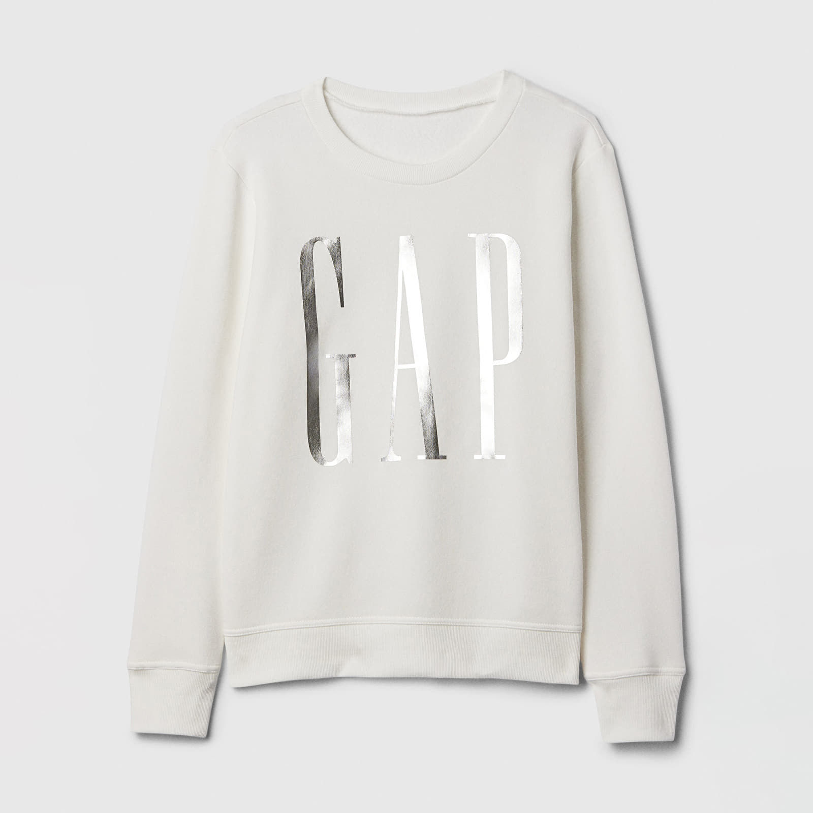 Dámské mikiny GAP Logo Sweatshirt New Off White