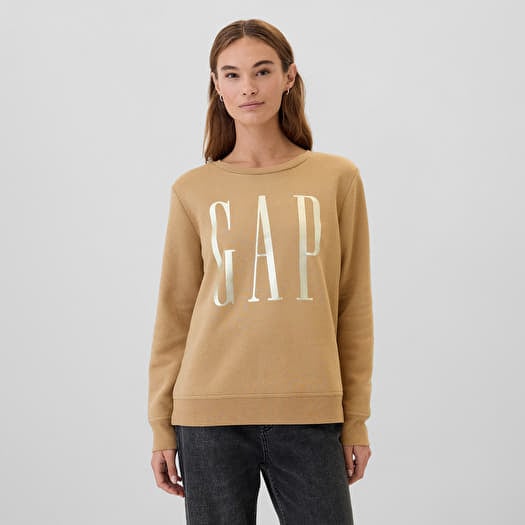 Women s Sweatshirts GAP Logo Sweatshirt Mojave Queens