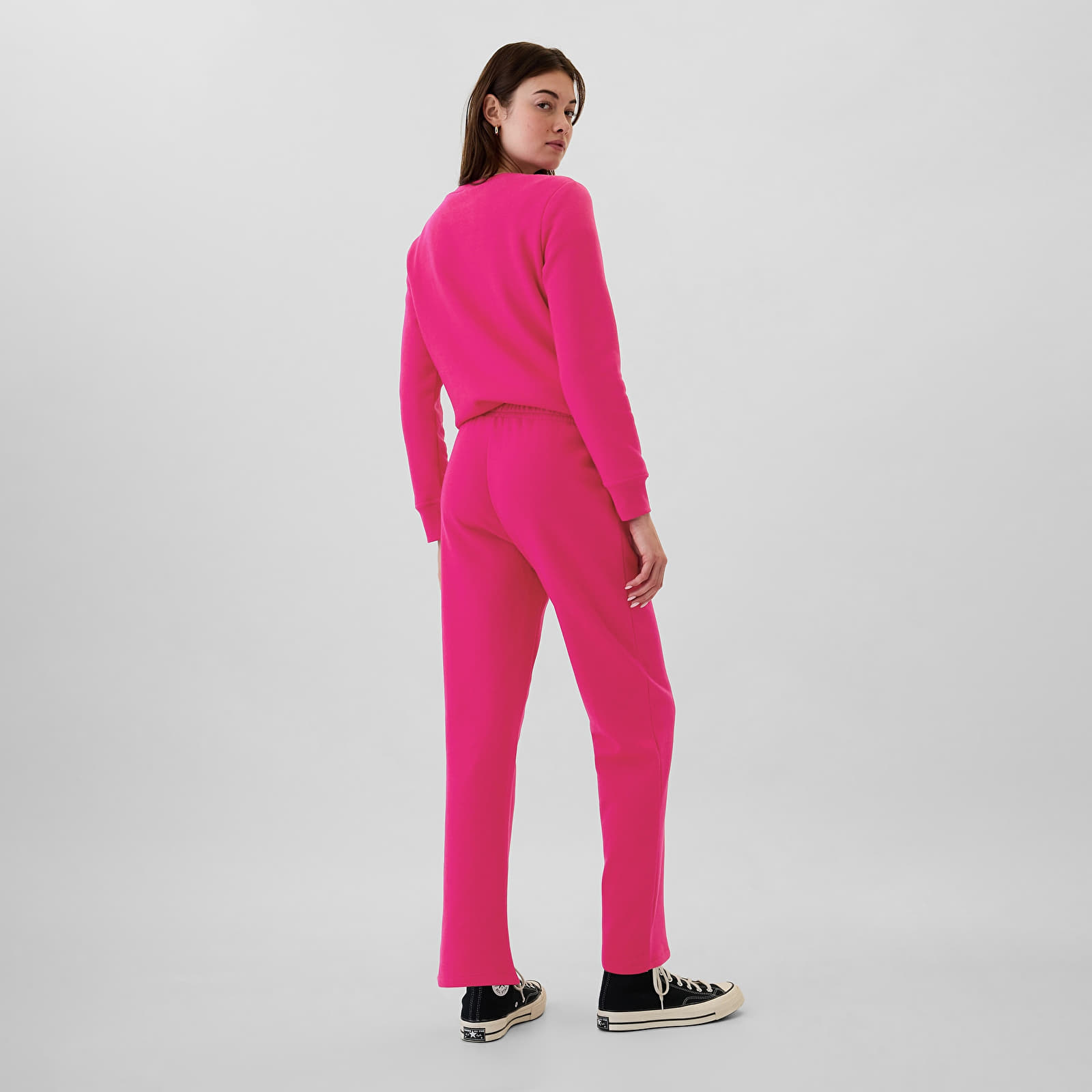 Dámské tepláky GAP Logo Pants Bright Beet