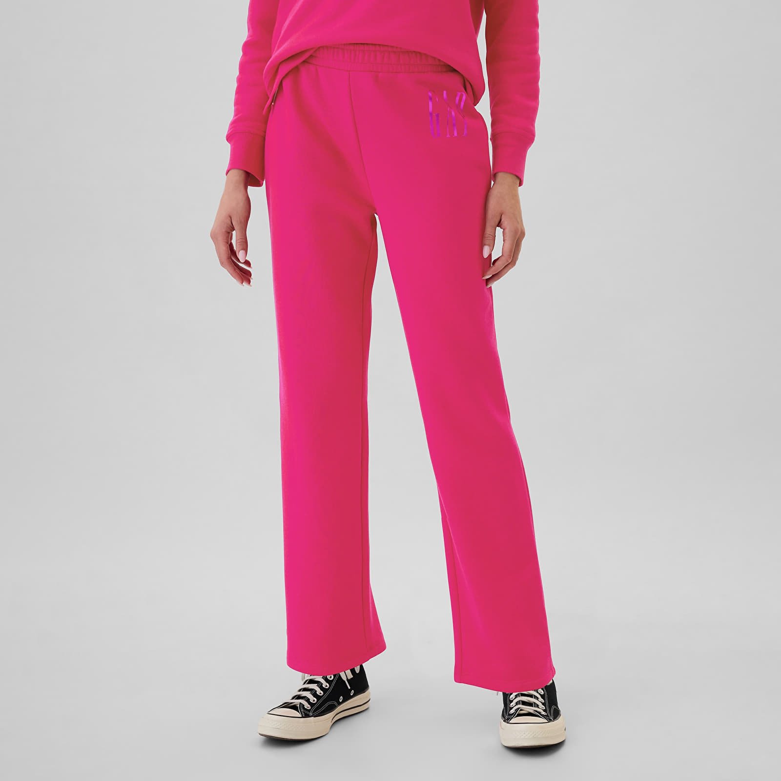 Dámské tepláky GAP Logo Pants Bright Beet