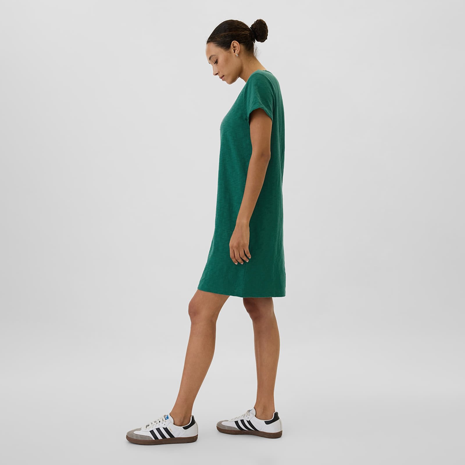 Kleider GAP Shortsleeve Logo Dress Balsam Tree