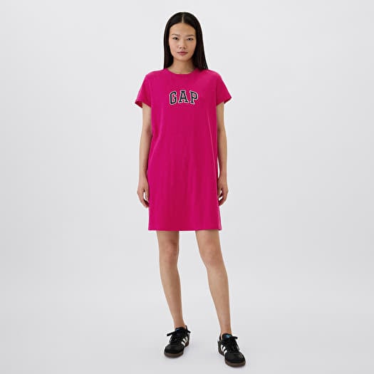 Φορέματα GAP Shortsleeve Logo Dress Bright Beet