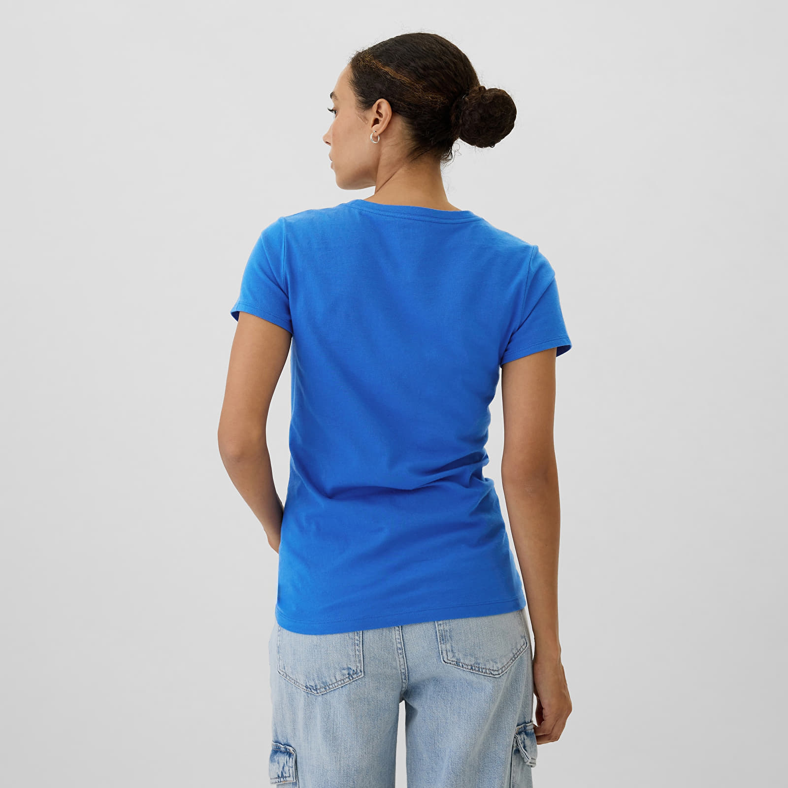 Camisetas de mujer GAP Logo Shortleeve  Tee Radiant Blue