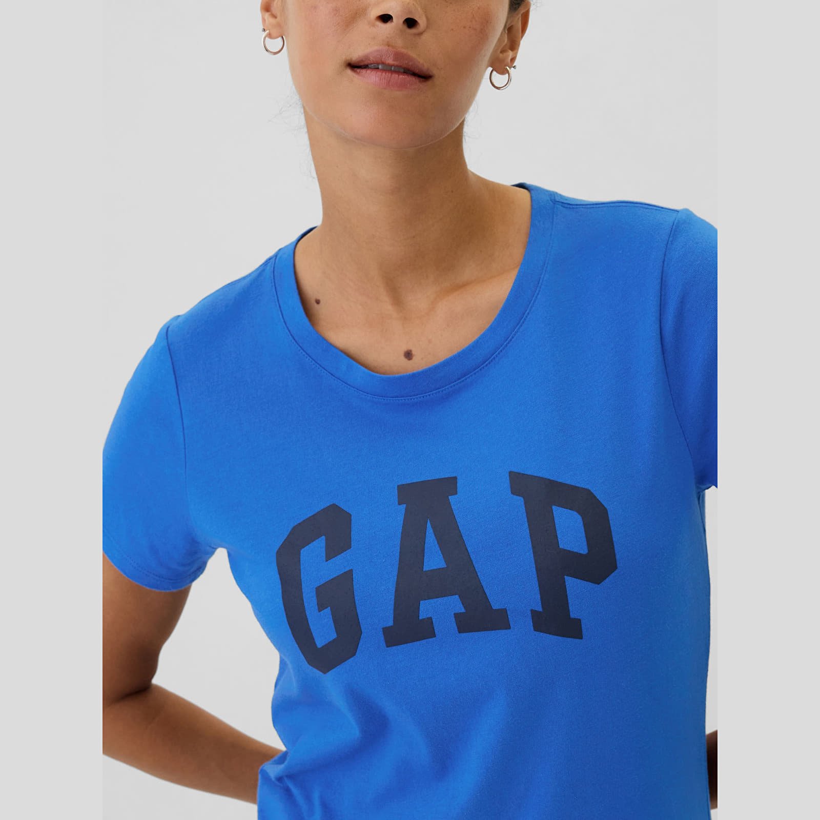 Camisetas de mujer GAP Logo Shortleeve  Tee Radiant Blue