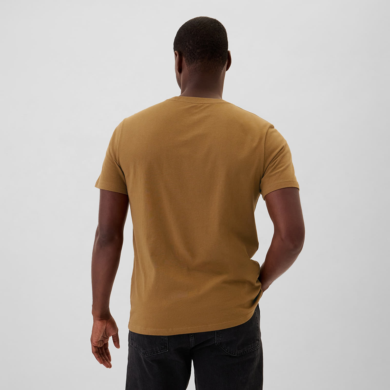 Men's T-shirts GAP Logo Tee Palomino Brown Global