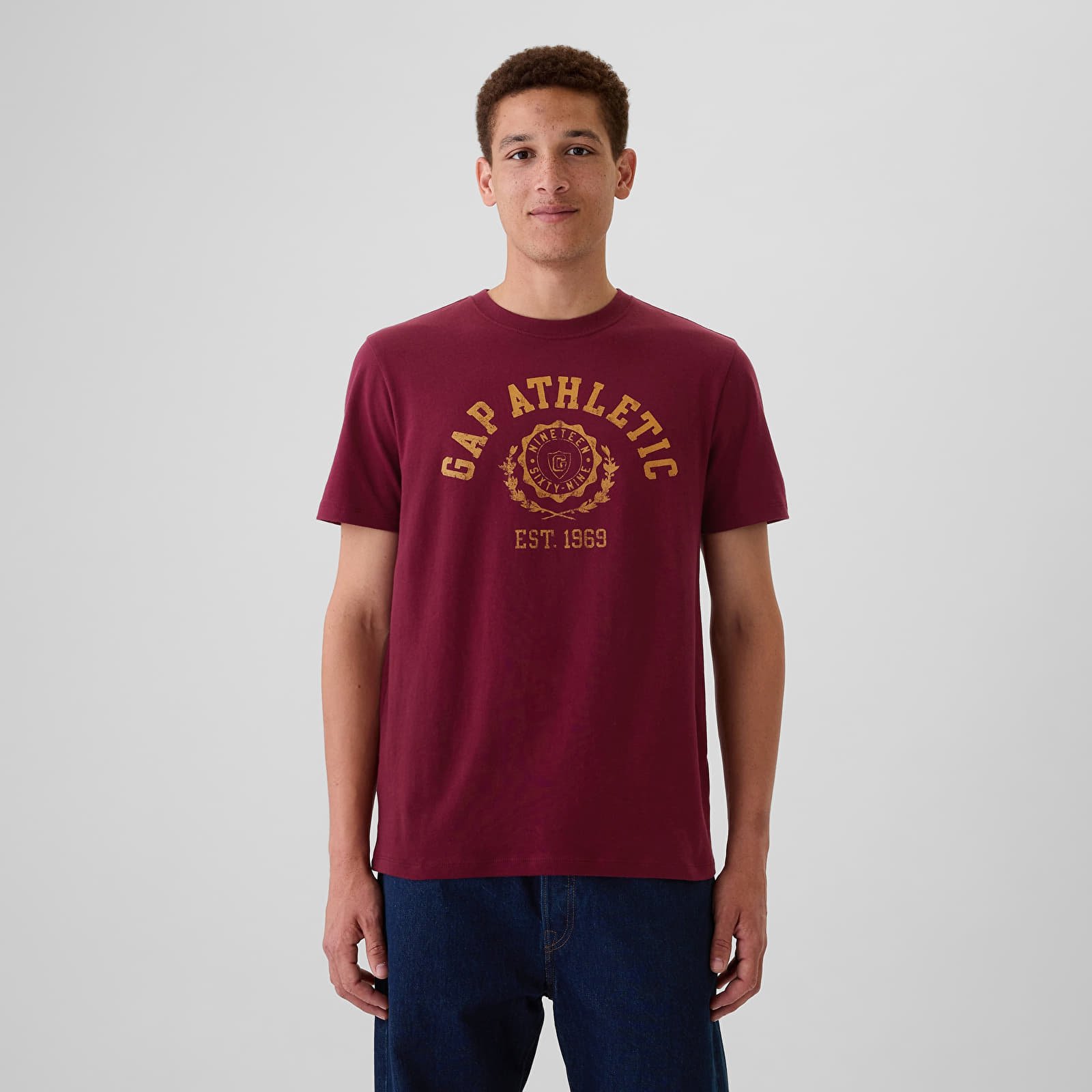 Camisetas hombre GAP Logo Tee Red Delicious