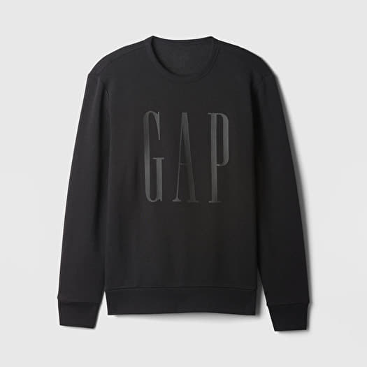 Men s sweatshirts GAP Fleece Sweatshirt Black Queens