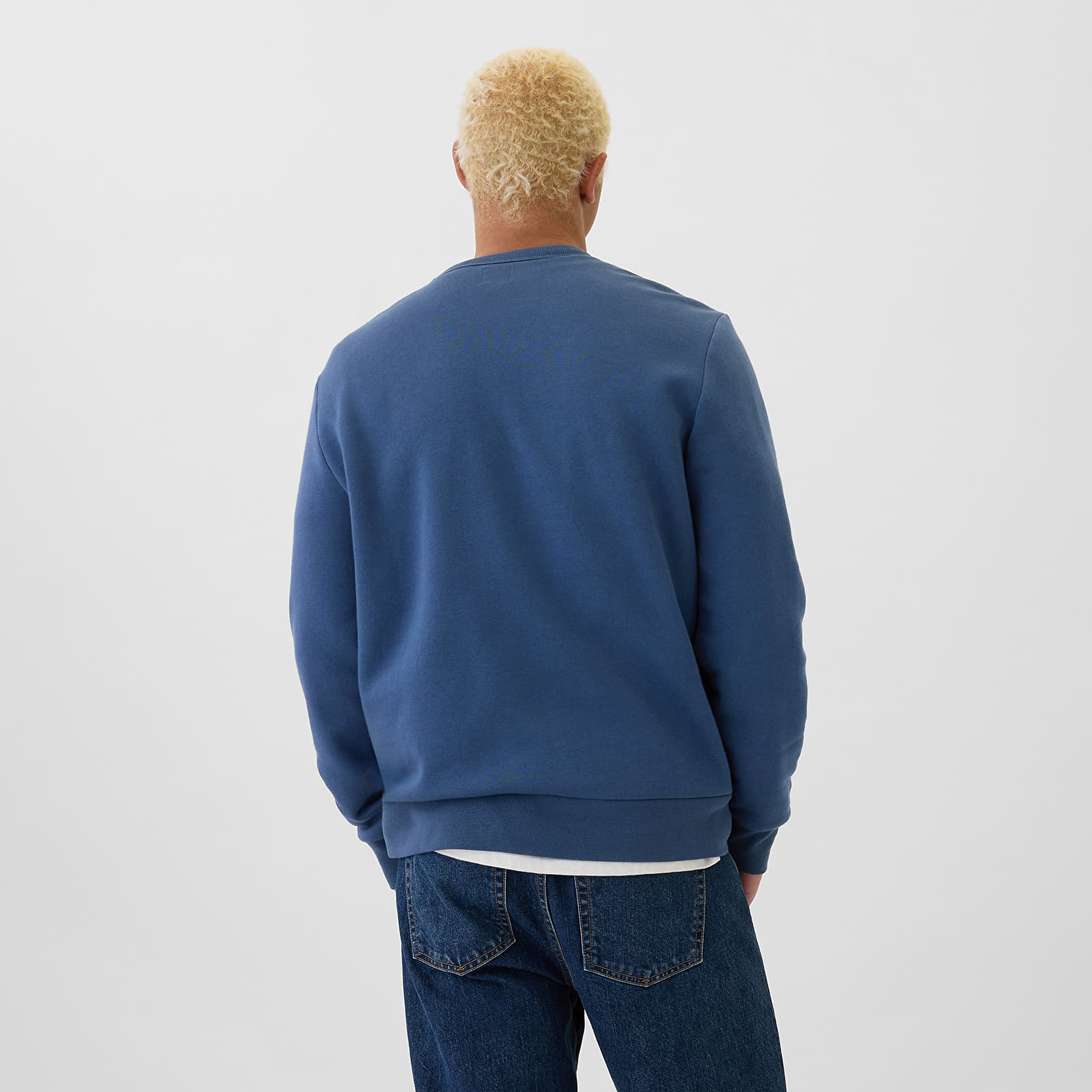 Meeste kampsunid GAP Fleece Sweatshirt Blue Shade
