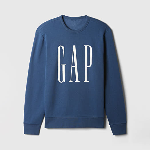 Men s sweatshirts GAP Fleece Sweatshirt Blue Shade Queens
