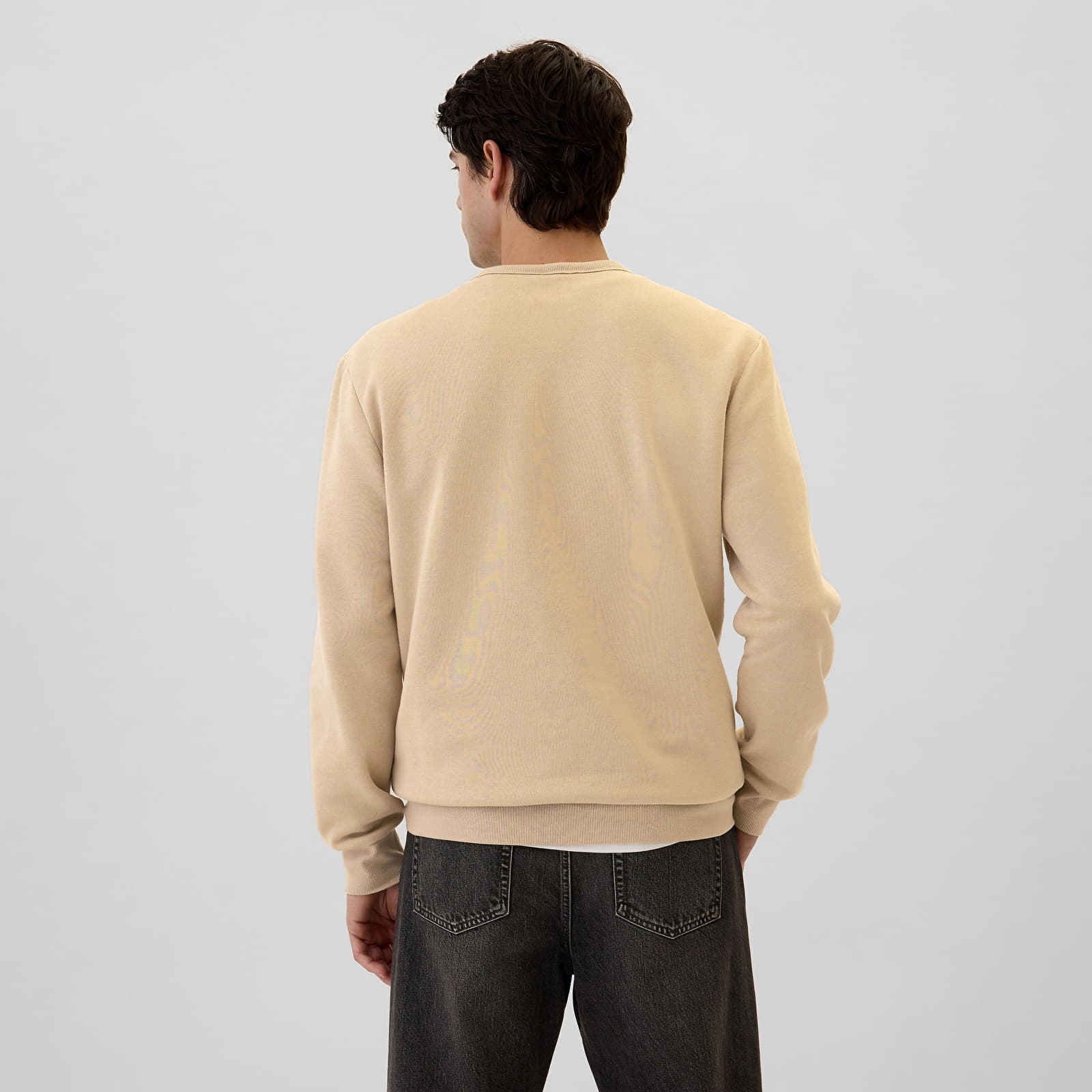 Heren sweatshirts GAP Fleece Sweatshirt Khaki