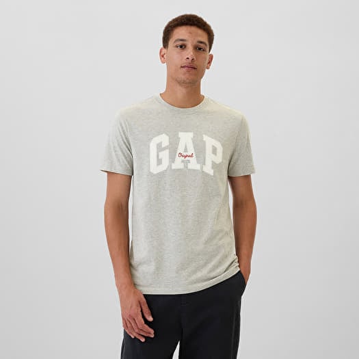 Φανελάκι GAP Logo Tee Heather Grey