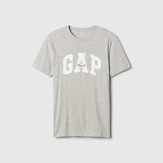 Men's T-shirts GAP Logo Tee Heather Grey | Queens